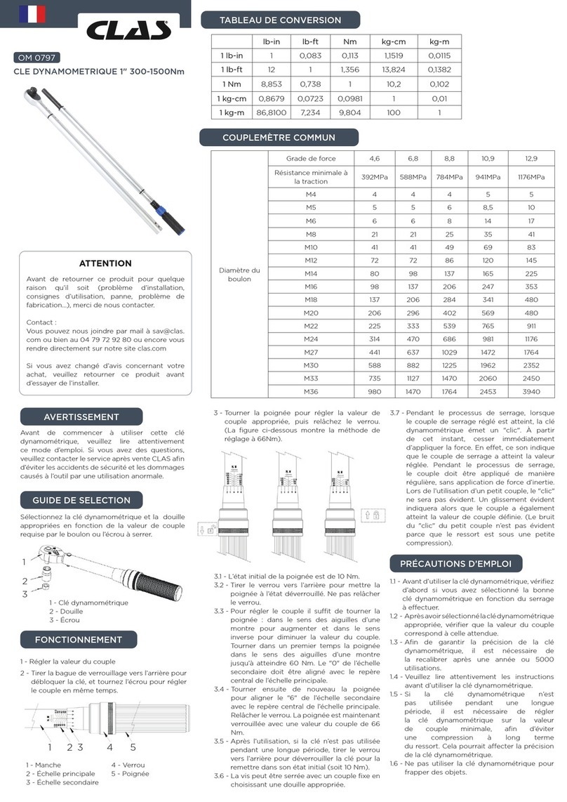 CLAS OM 0797 manual