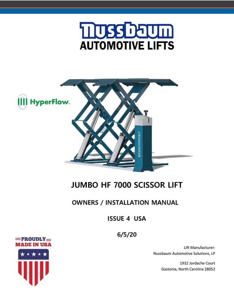 Nussbaum JUMBO HF 7000 Service manual