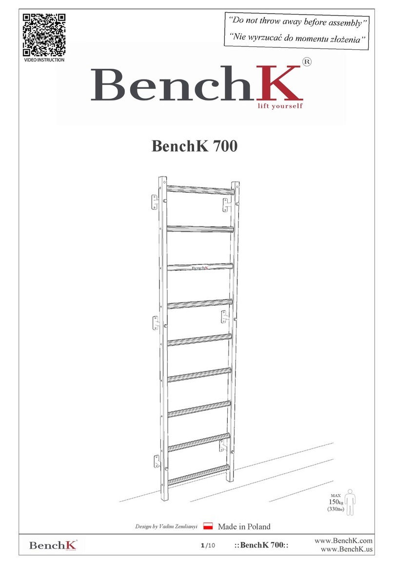BenchK 700B User manual