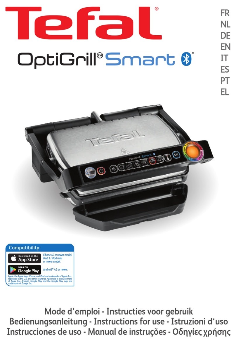 TEFAL OptiGrill GC730D12 User manual TEFAL OptiGrill GC730D12 User manual