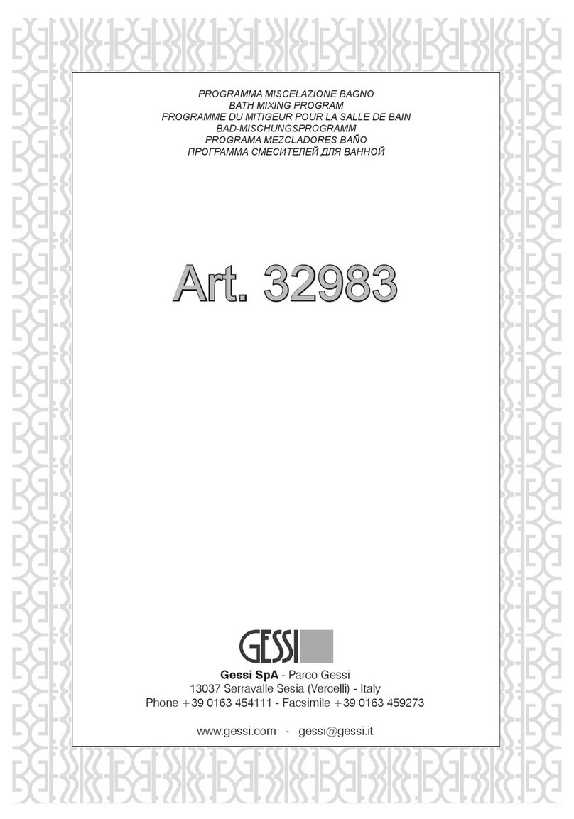 Gessi 32983 manual