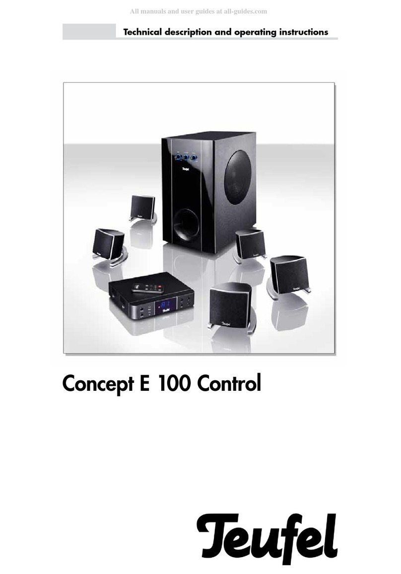 Teufel Concept E 100 Control Manual Teufel Concept E 100 Control Manual
