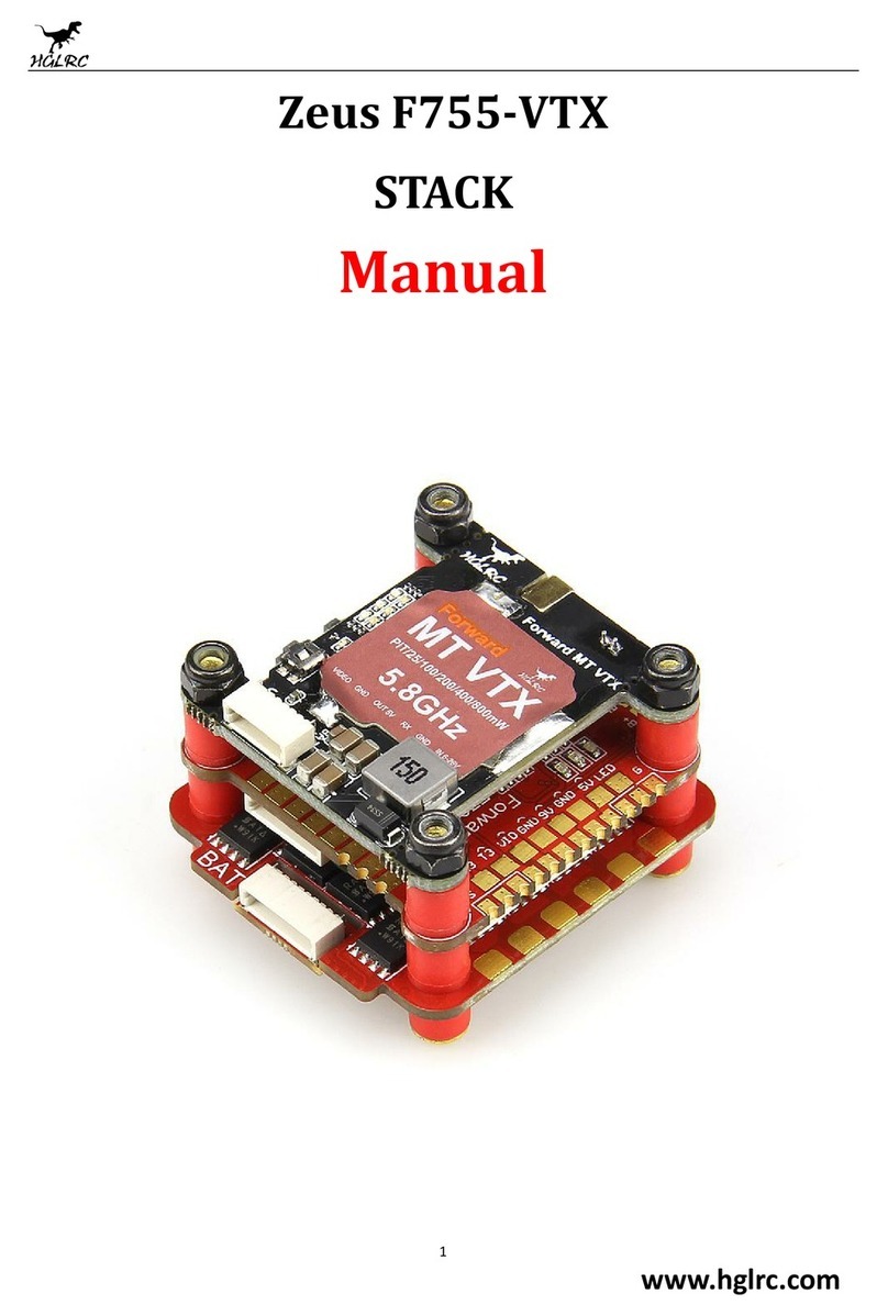 HGLRC Zeus F755-VTX User manual
