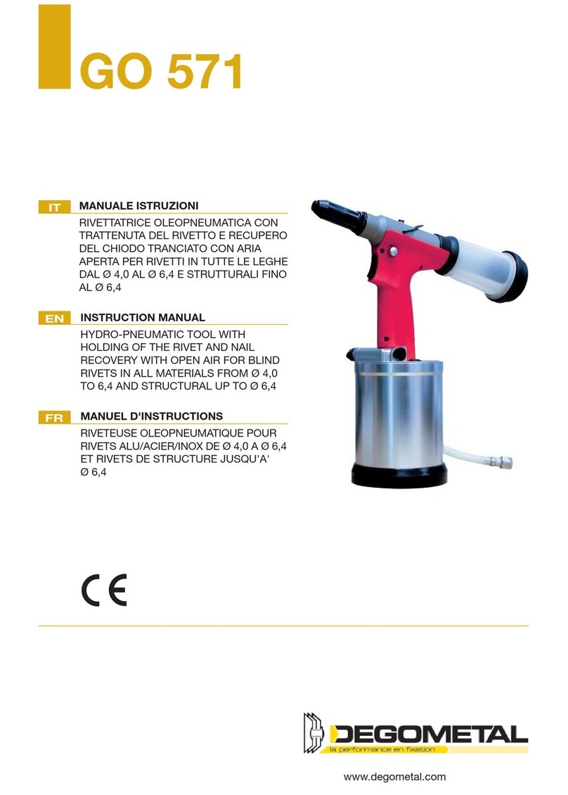 Degometal GO 571 instruction manual