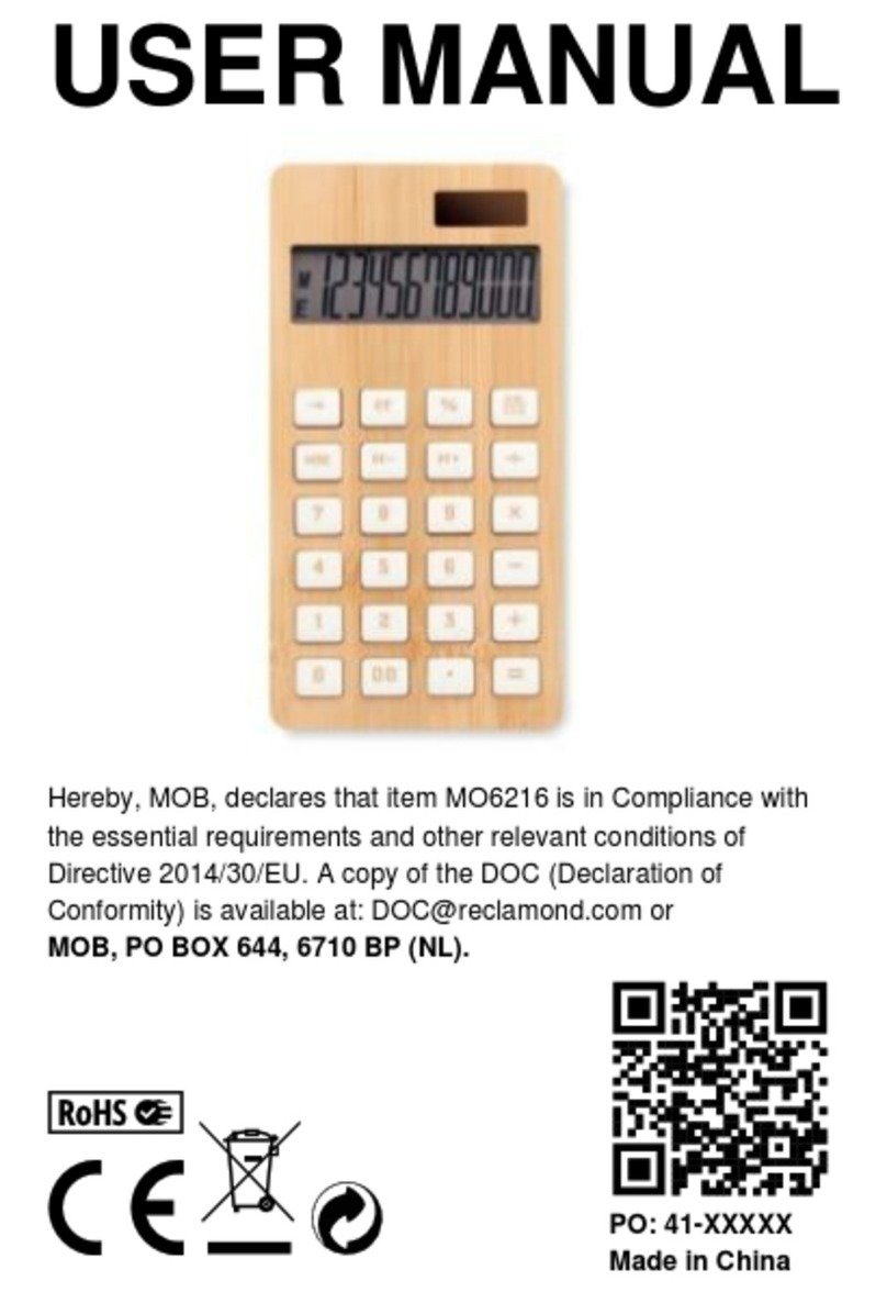 MOB MO6216 user manual