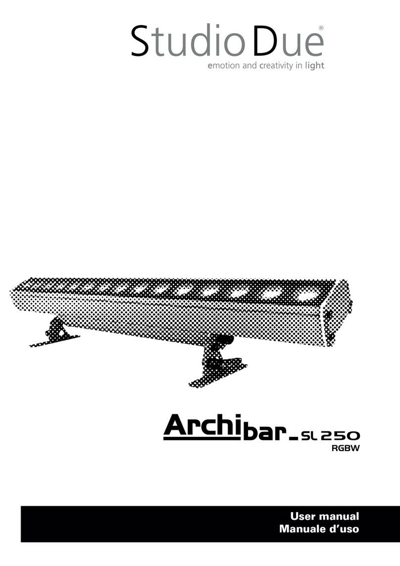 STUDIODUE Achibar-SL 250 RGBW user manual