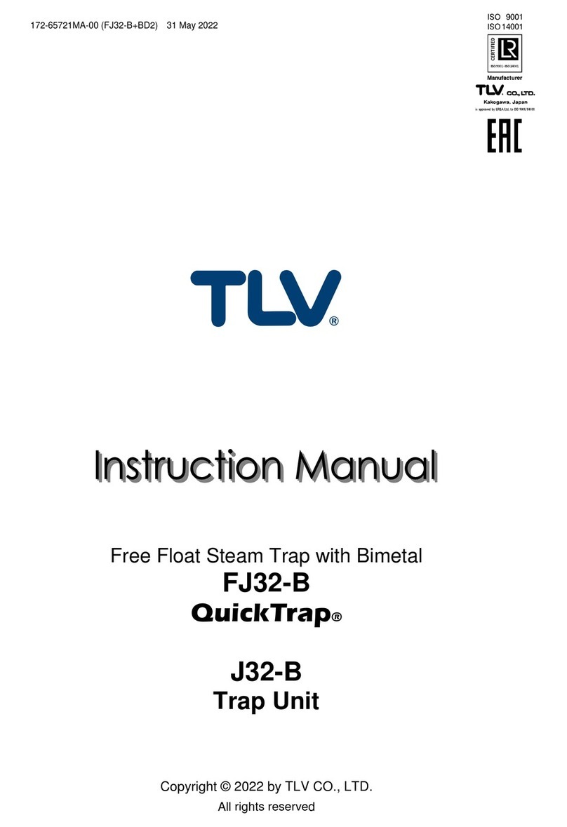 TLV QuickTrap FJ32-B instruction manual TLV QuickTrap FJ32-B instruction manual