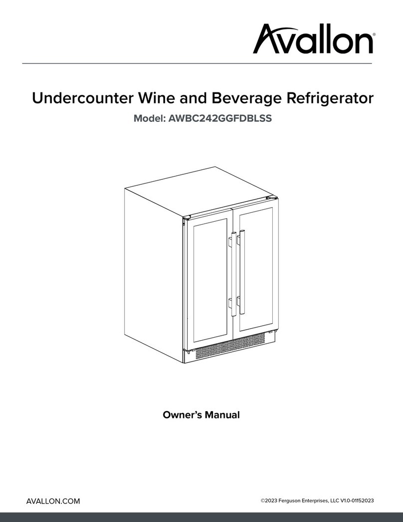 Avallon AWBC242GGFDBLSS owner's manual