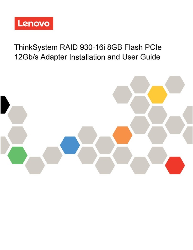 Lenovo ThinkSystem RAID 930-16i User manual