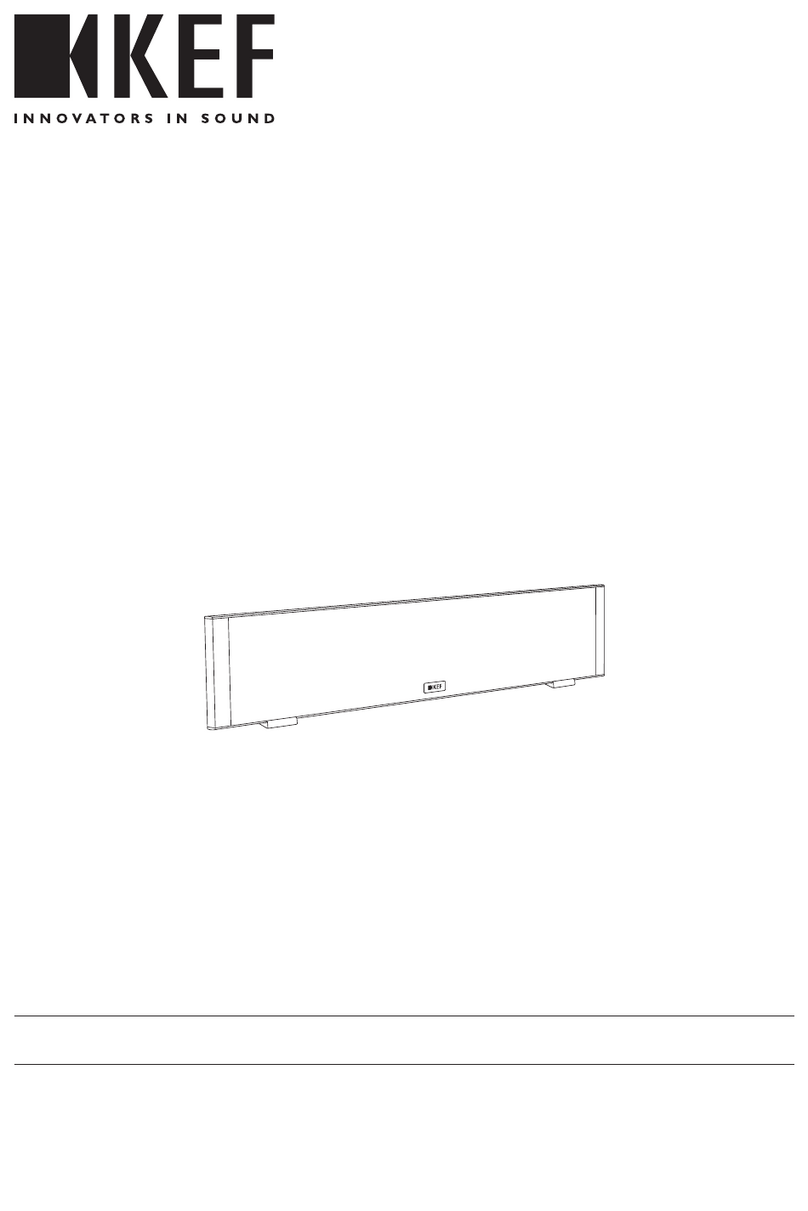 KEF V Series User manual