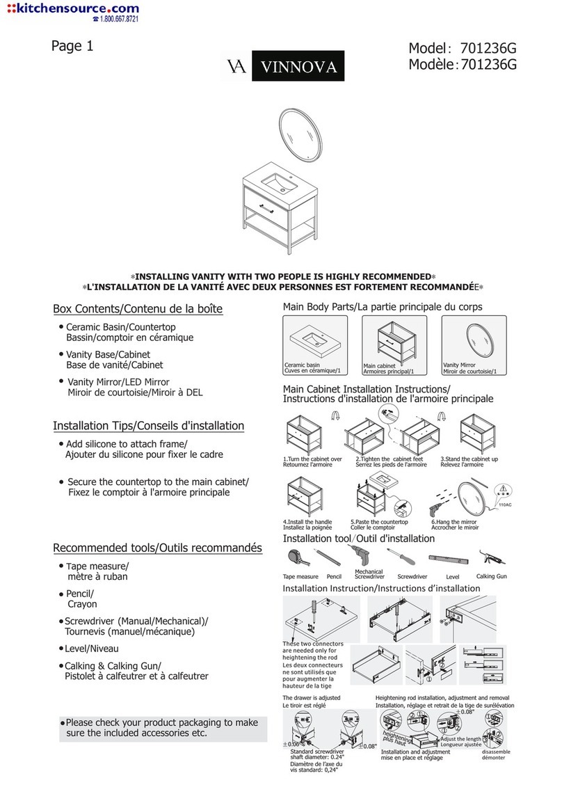 VINNOVA 701236G User manual