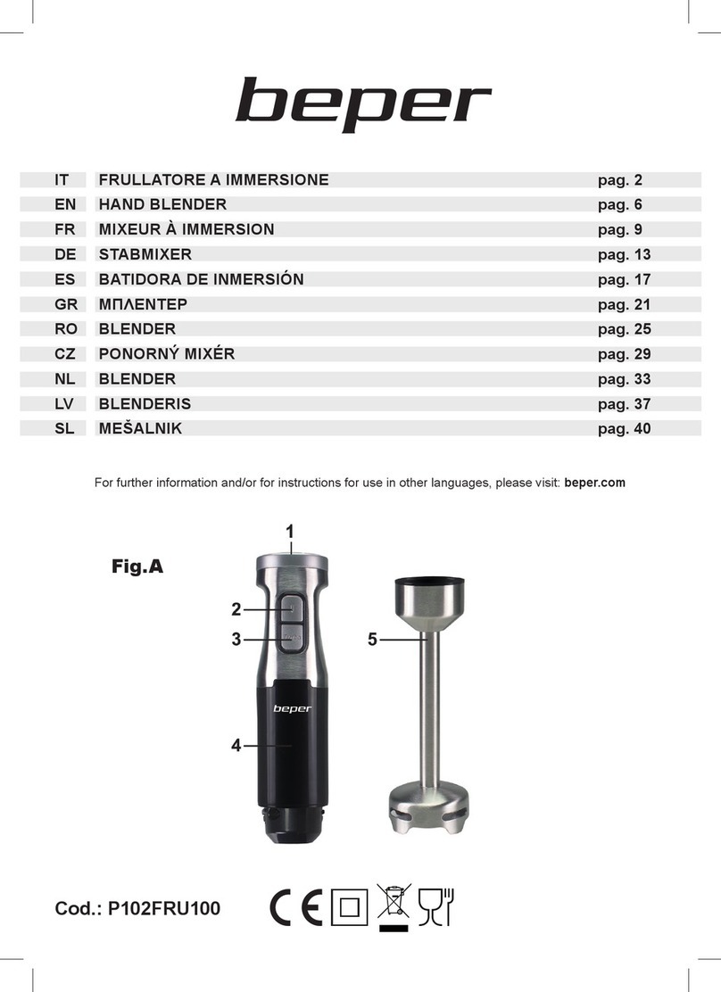 Beper P102FRU100 User manual Beper P102FRU100 User manual