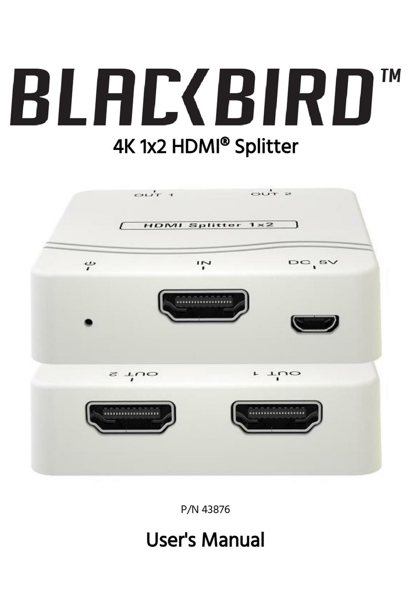 Blackbird 43876 User manual