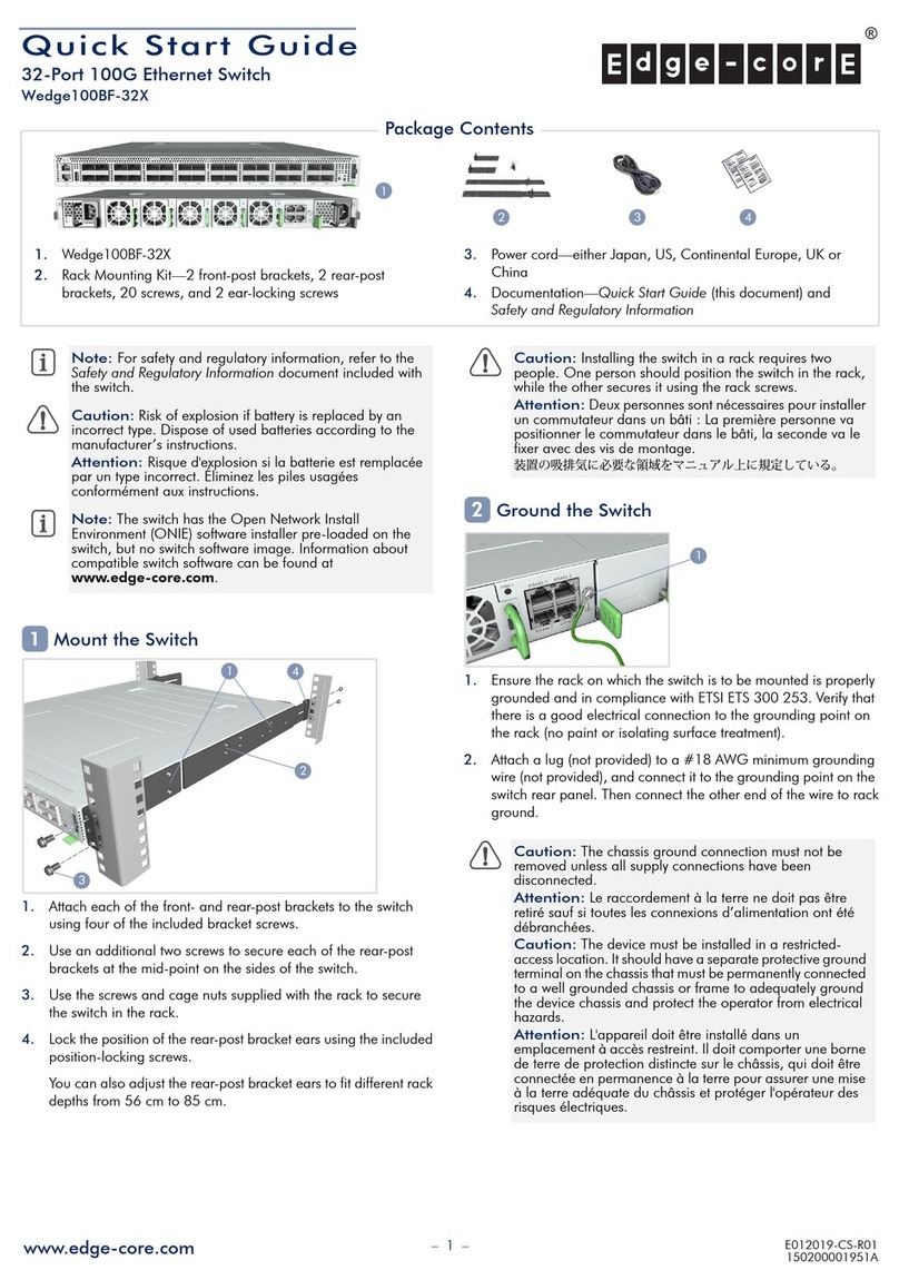Edge-Core Wedge100BF-32X User manual Edge-Core Wedge100BF-32X User manual