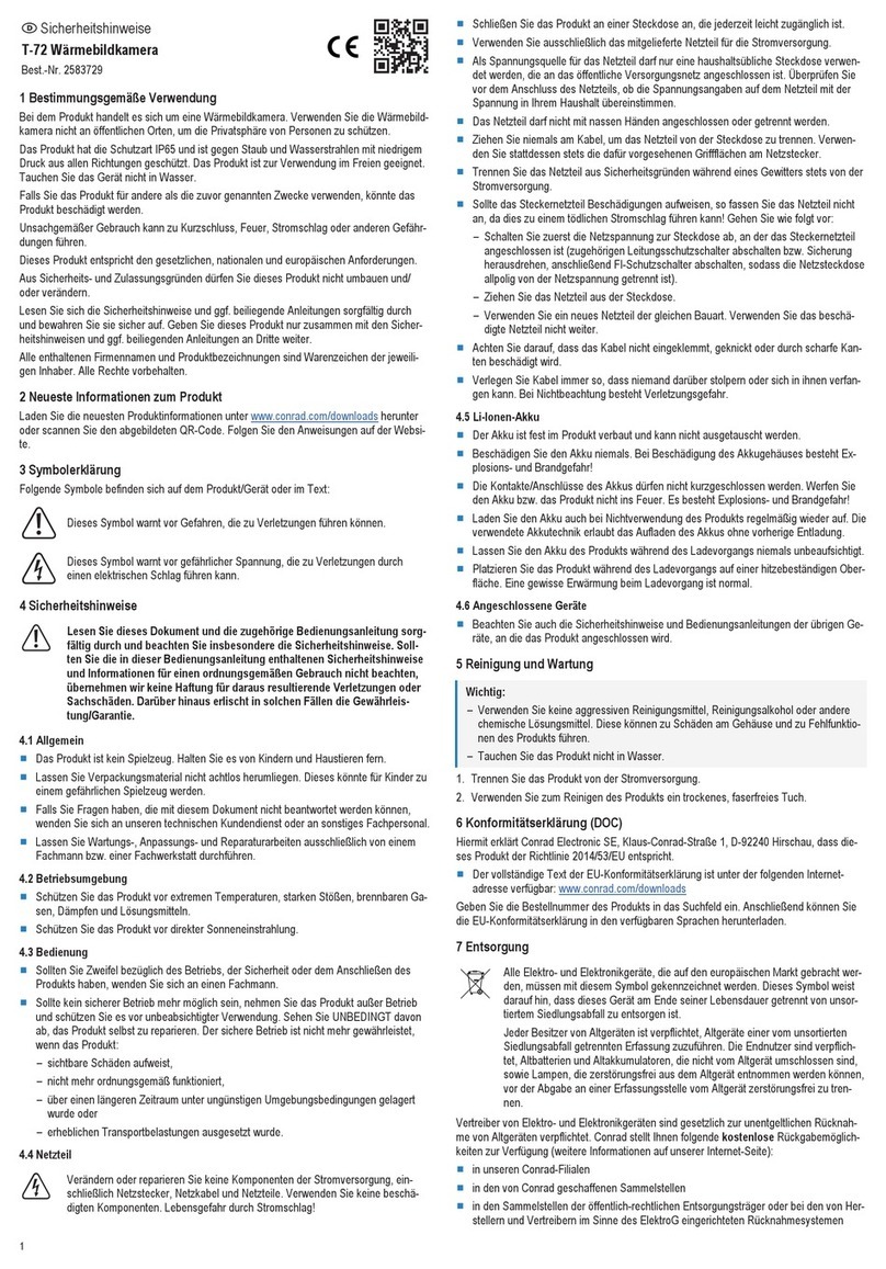 Conrad T-72 quick start guide