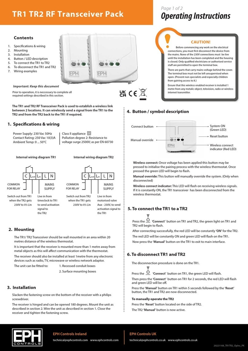 EPH TR2 User manual