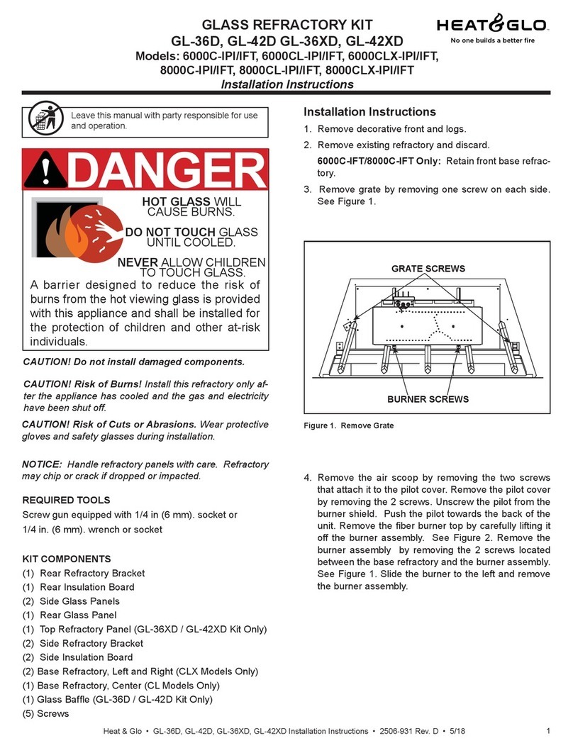 HEAT GLO GL-36D installation instructions HEAT GLO GL-36D installation instructions
