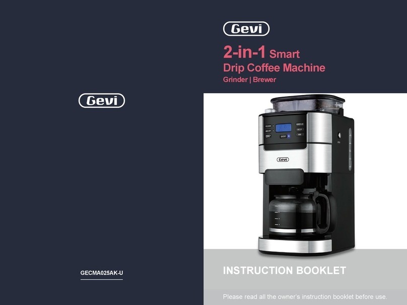 Gevi GECMA025AK-U Instruction booklet
