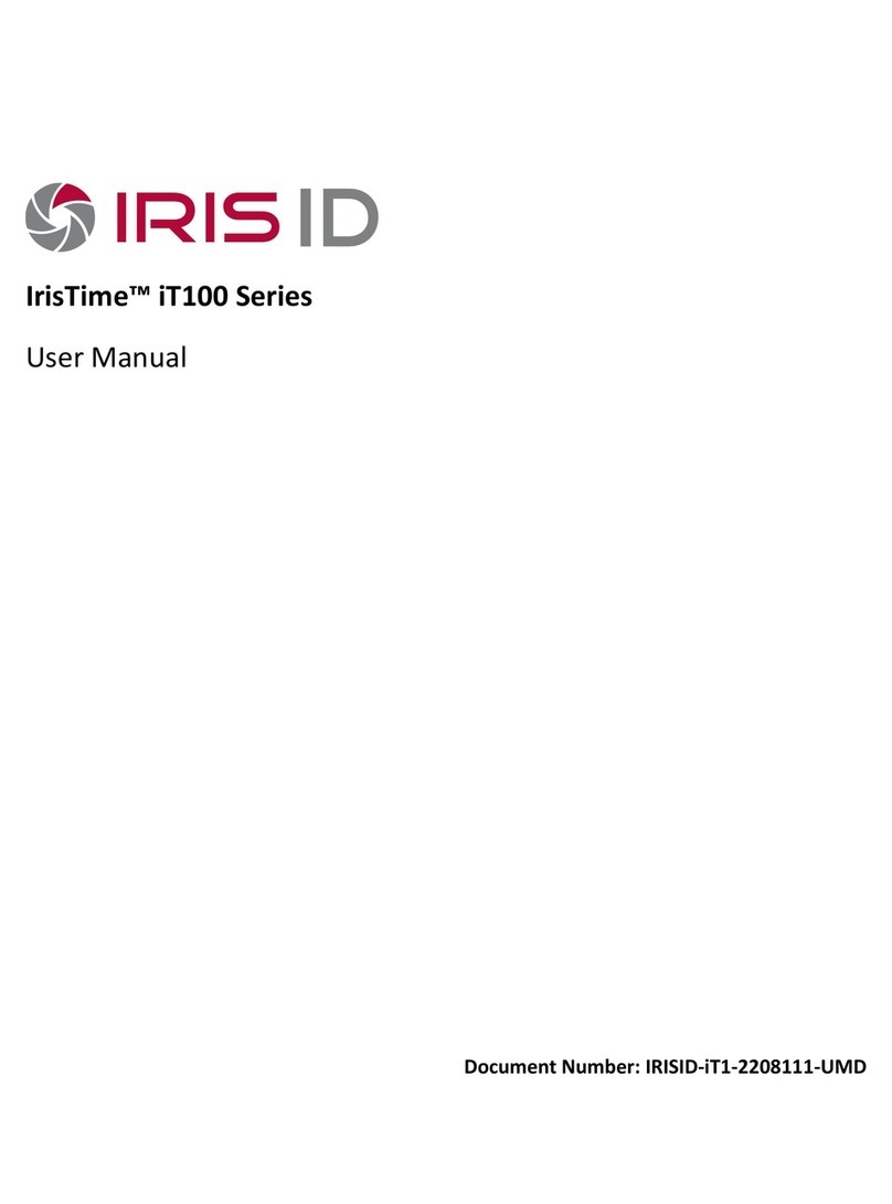IRIS ID IrisTime iT100 Series user manual