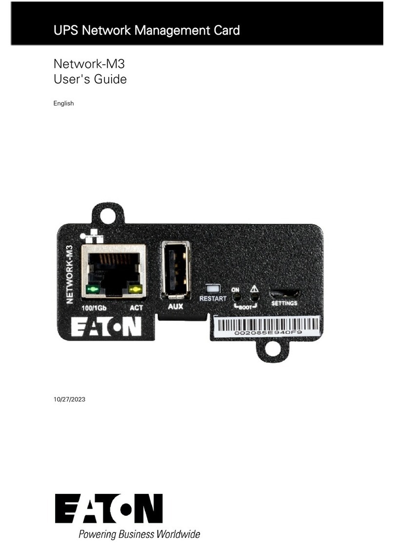 Eaton Network-M3 user guide