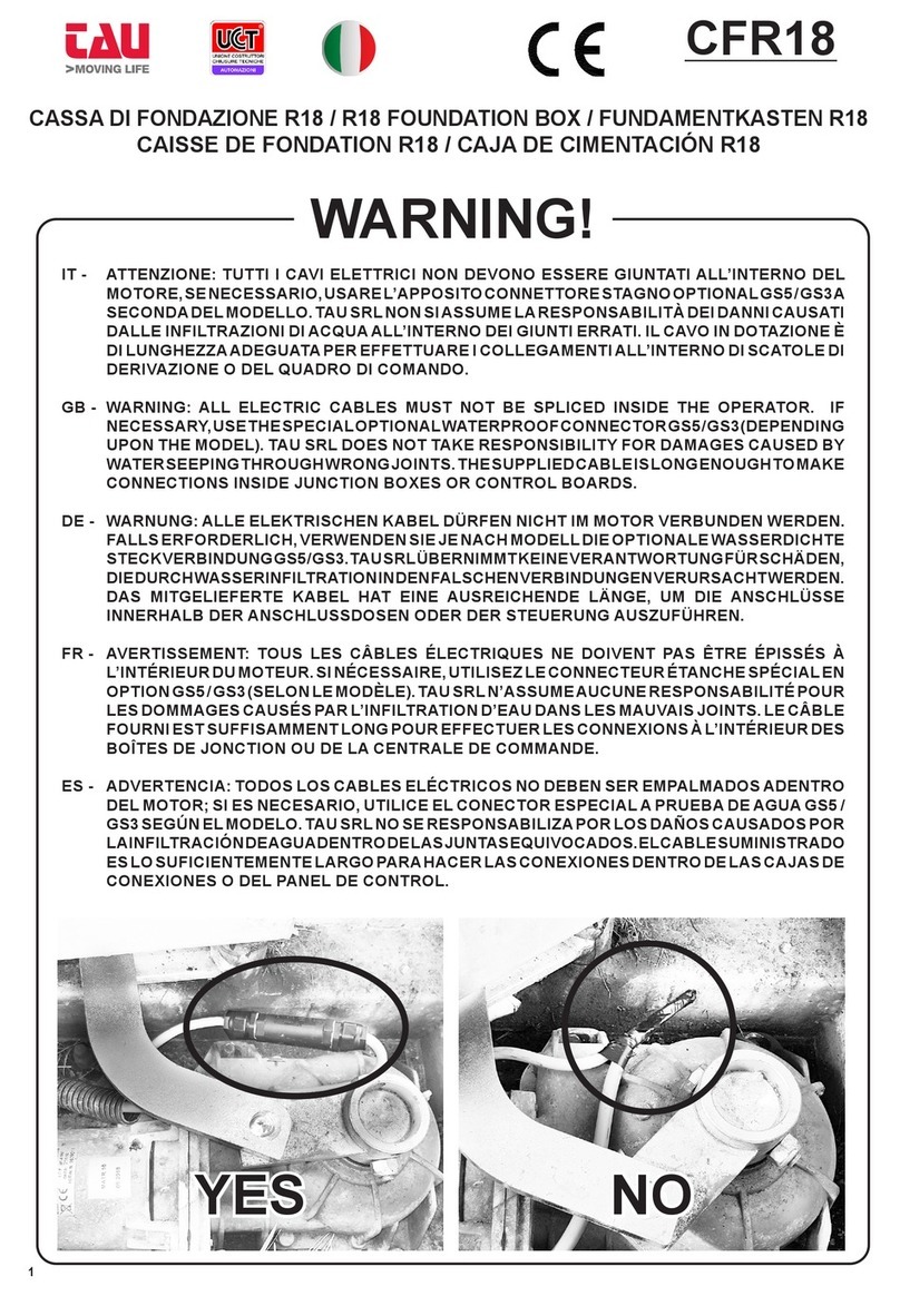 tau CFR18 User manual