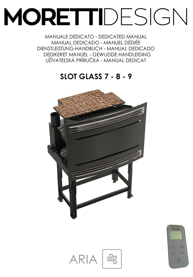 Moretti Design ARIA SLOT GLASS 7 manual