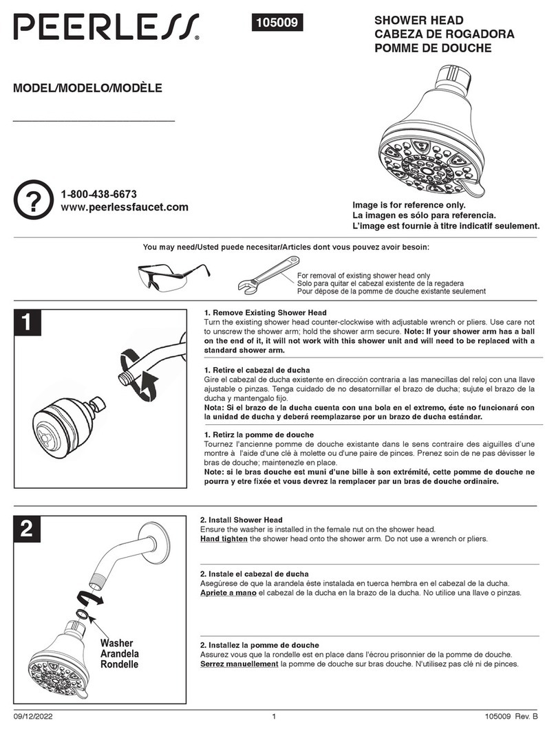 PEERLESS 76549BN User manual