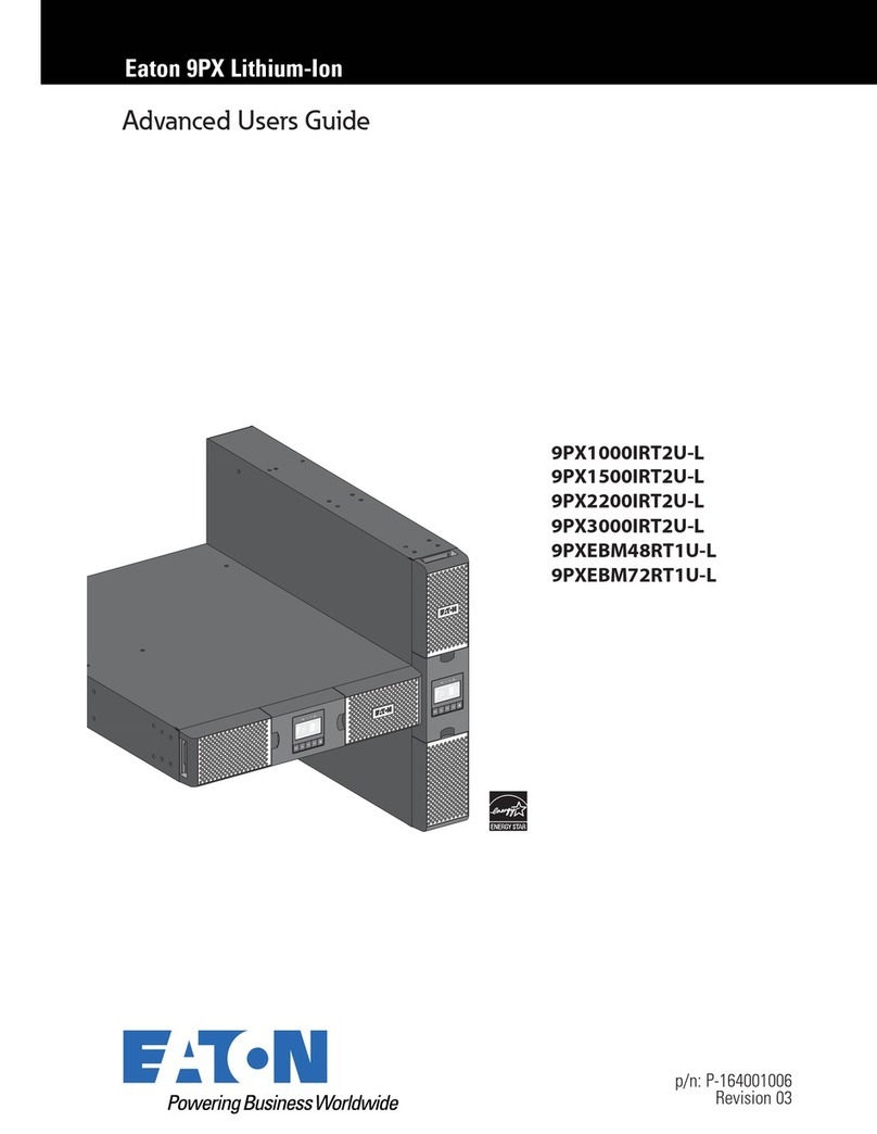 Eaton 9PX1000IRT2U-L Assembly instructions