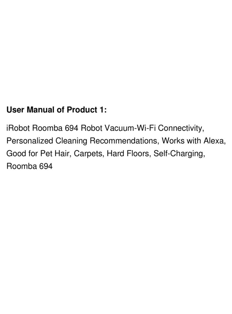 iRobot Roomba 600 Series User manual