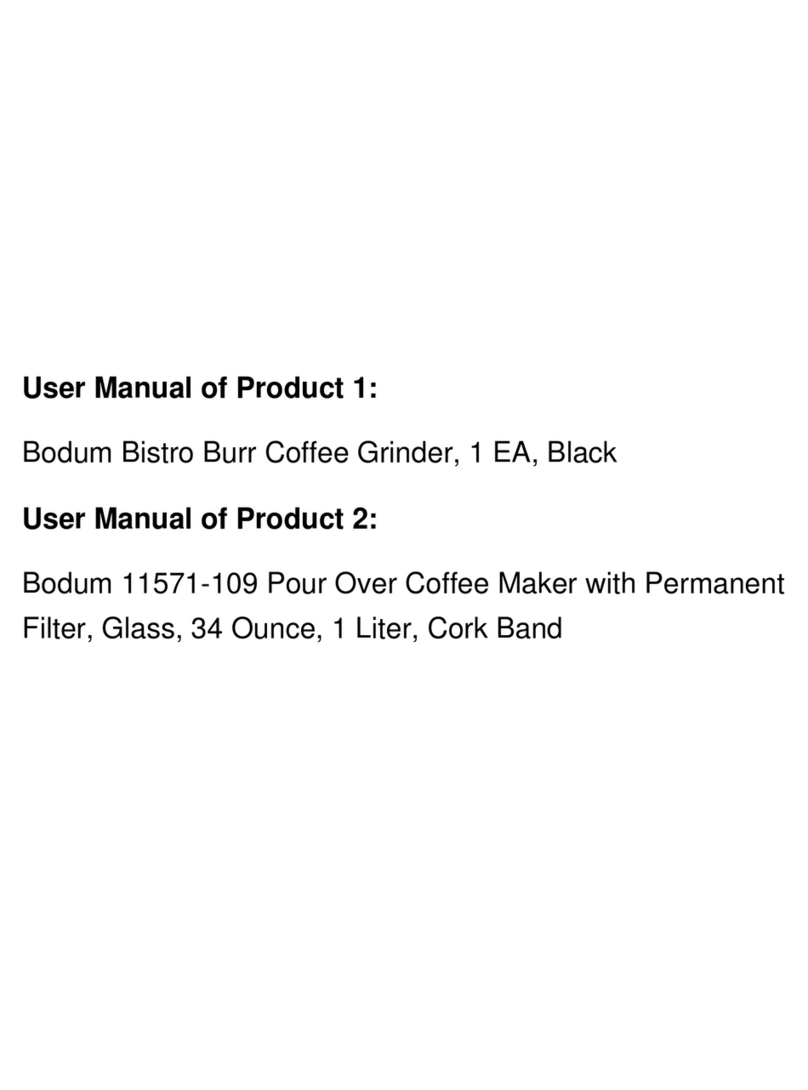 Bodum 11571-109 User manual