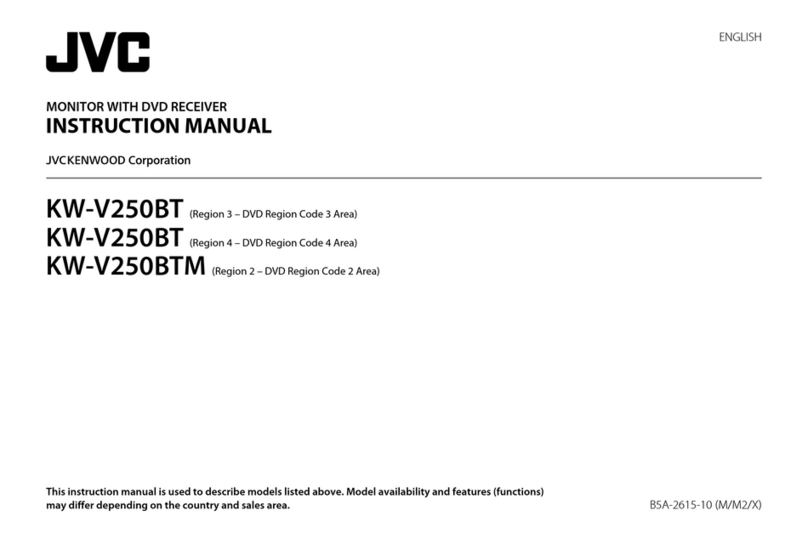 JVC KW-V250BTM User manual