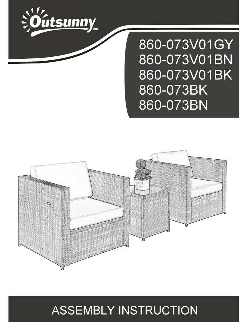 Outsunny 860-073V01GY User manual