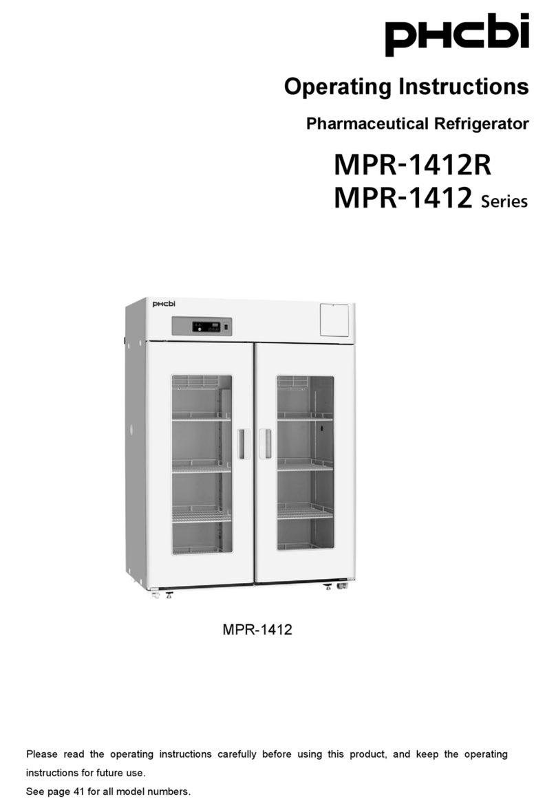 Phcbi MPR-1412R Series operating instructions