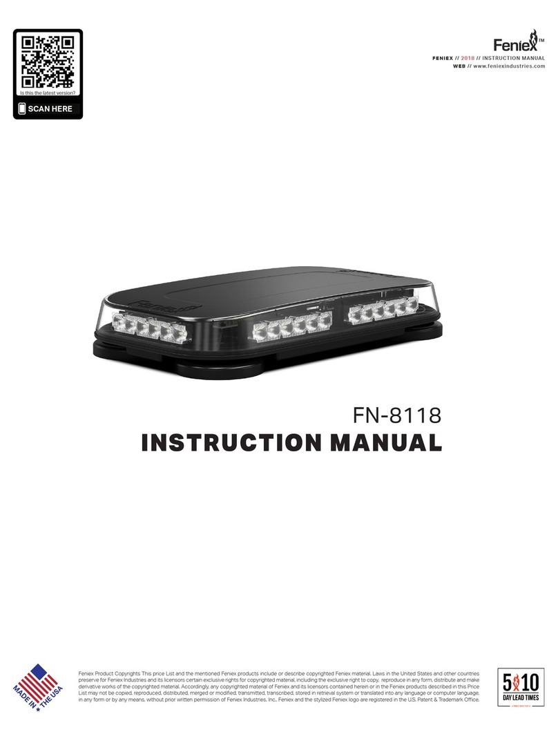 Feniex FN-8118 instruction manual