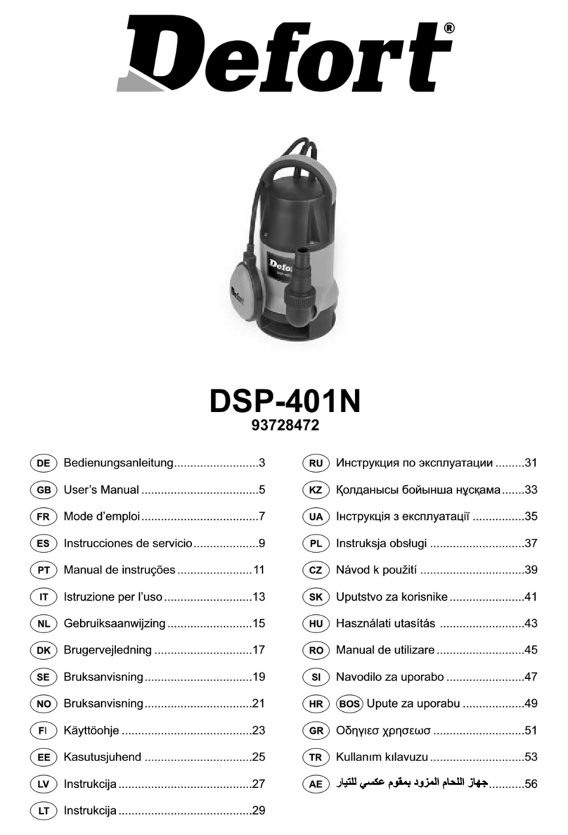 Defort DSP-401N user manual