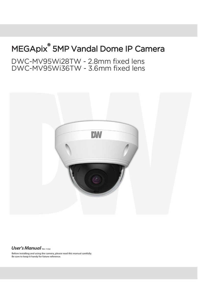 DW MEGApix DWC-MV95Wi28TW User manual