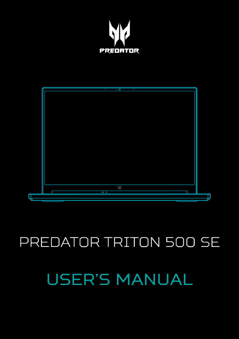 Acer Predator Triton 500 SE User manual