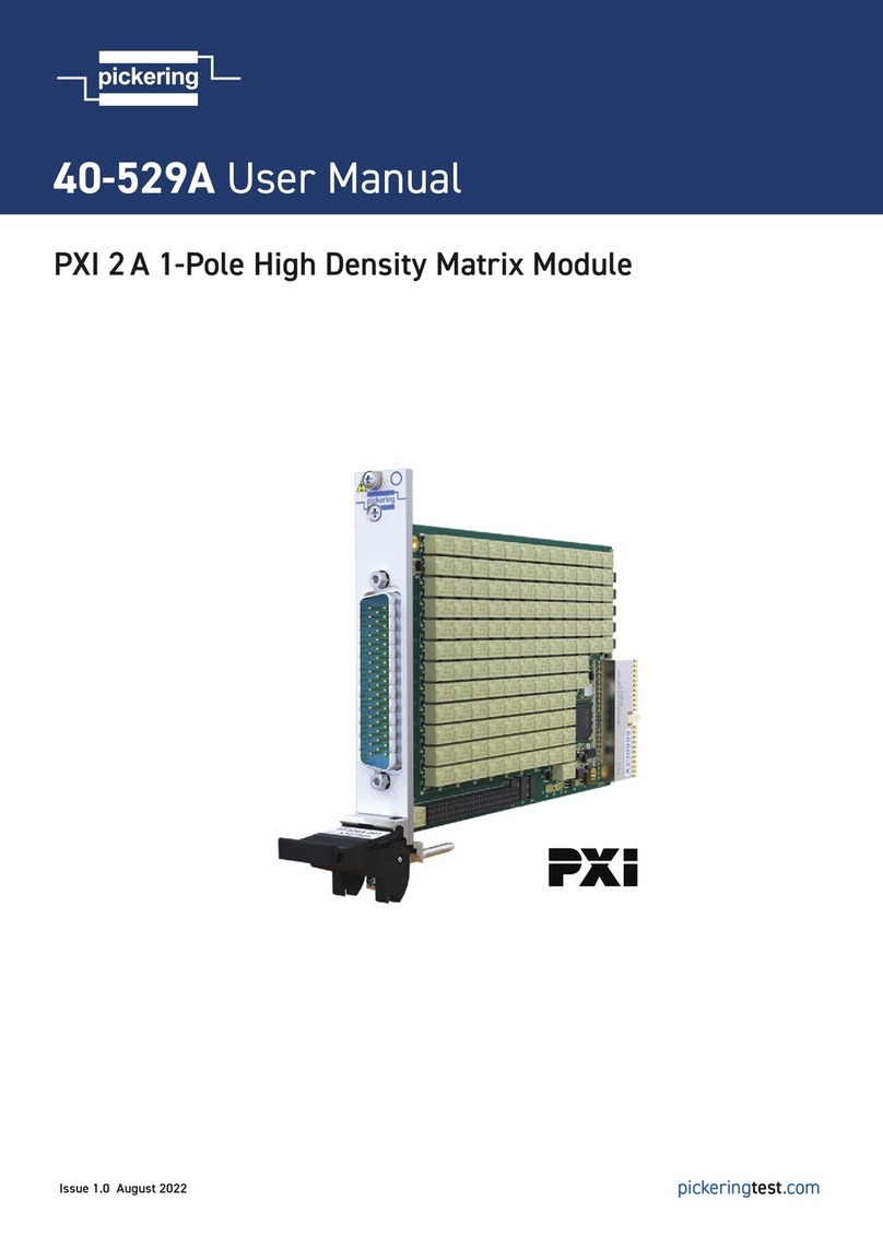 Pickering 40-529A User manual