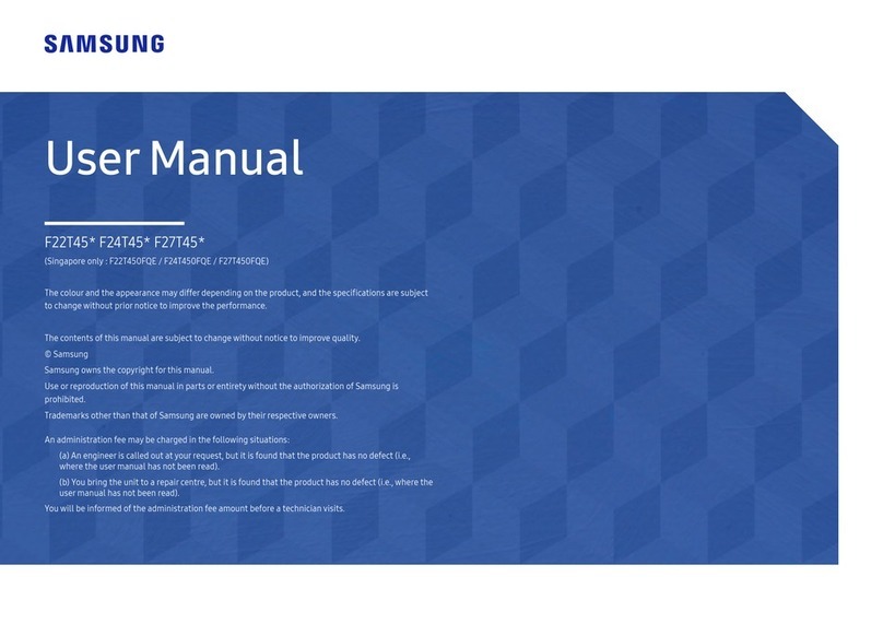 Samsung T45F LF27T450FQEXXY User manual