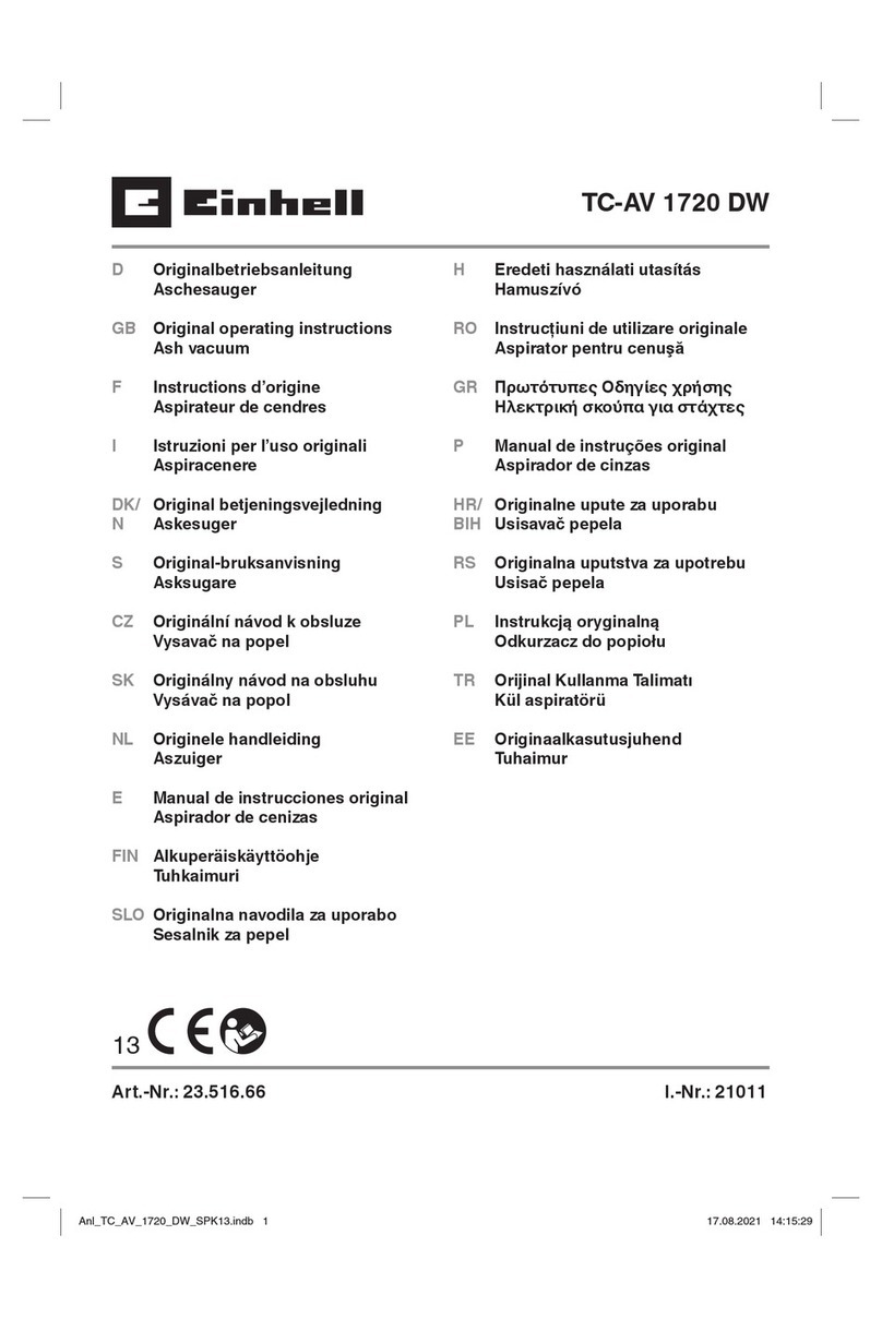 EINHELL TC-AV 1720 DW User manual
