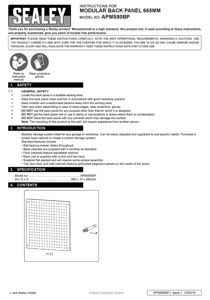 Sealey APMS80BP User manual
