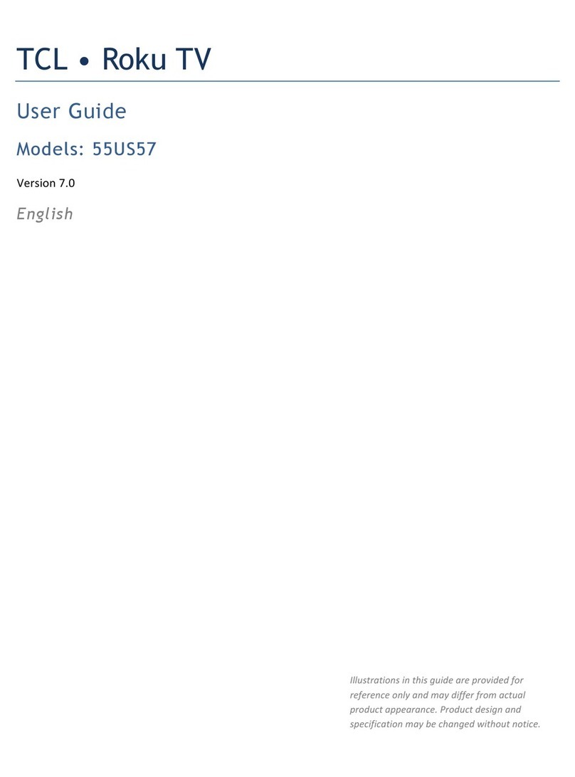 TCL 55US57 User manual