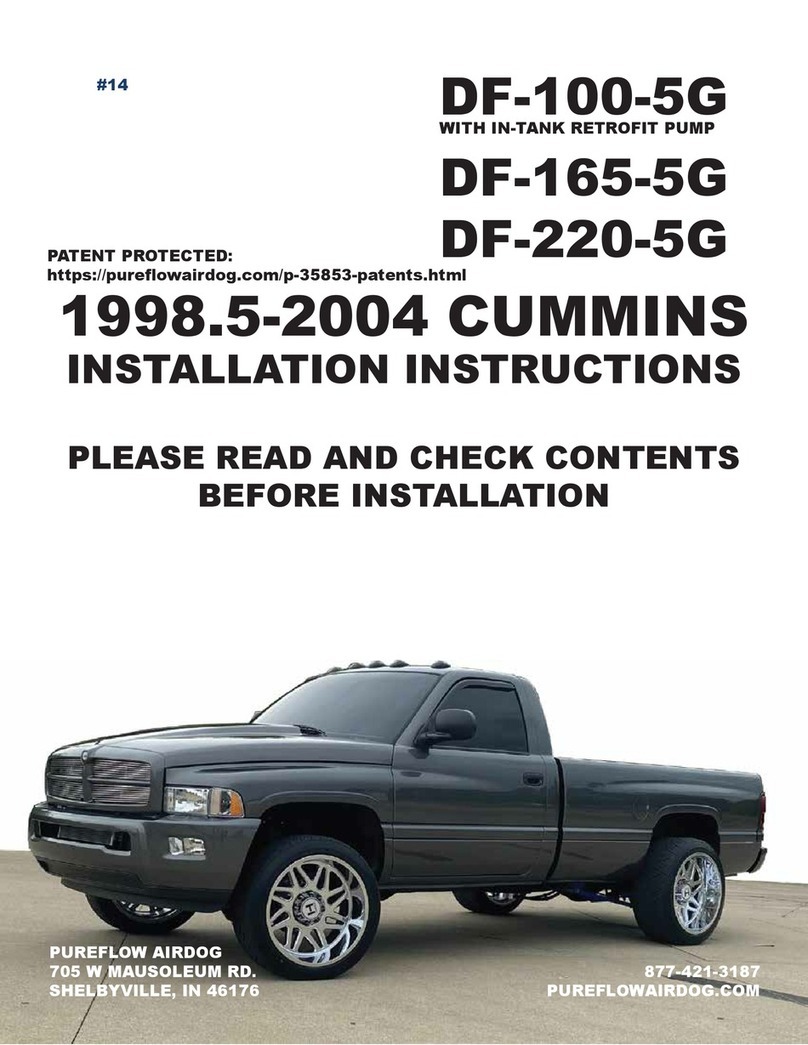PureFlow AirDog DF-100-5G installation instructions