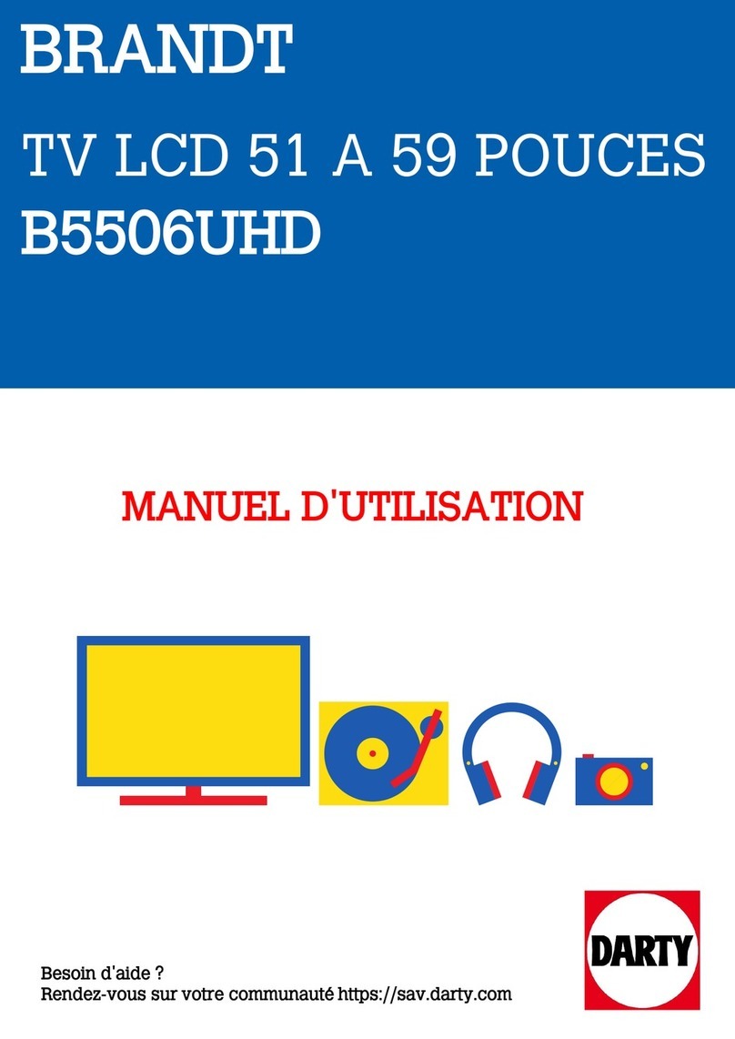 Brandt B5506UHD LED User manual