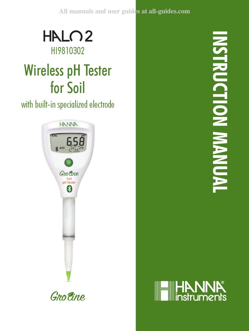 Hanna Instruments GroLine HALO2 HI9810302 User manual