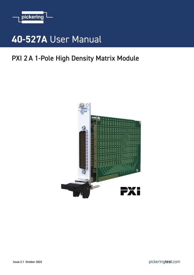 Pickering 40-527A User manual