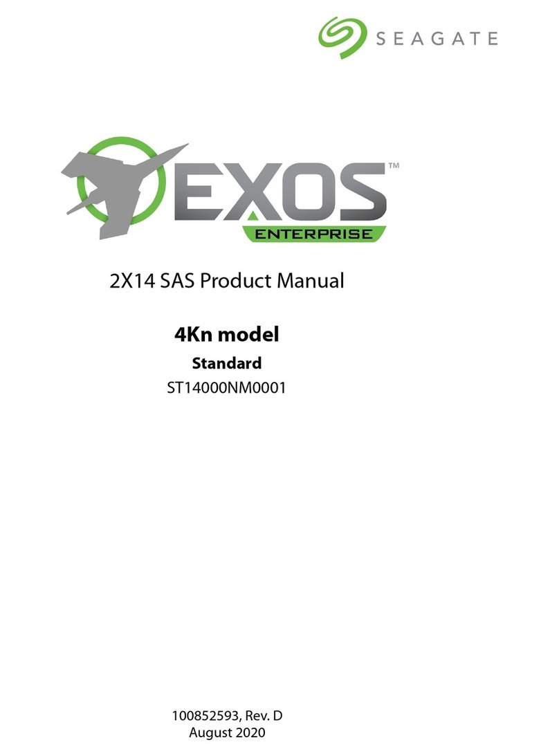 Seagate Exos ST14000NM0001 User manual