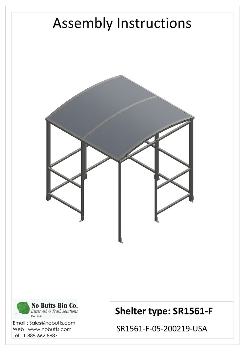 No Butts Bin SR1561-F User manual
