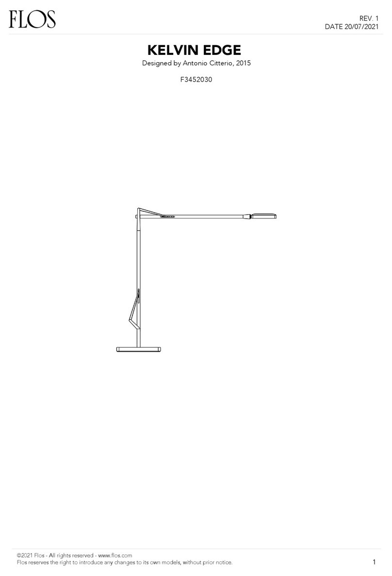FLOS KELVIN EDGE User manual FLOS KELVIN EDGE User manual