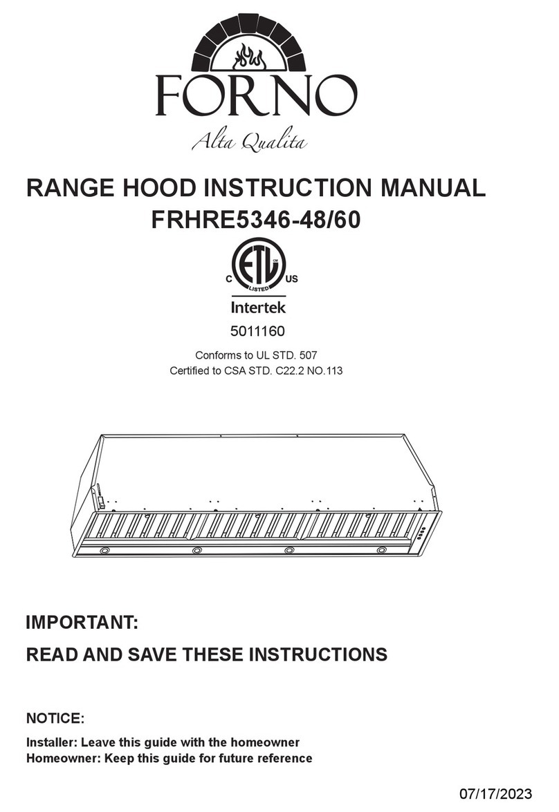 Forno FRHRE5346-48 instruction manual